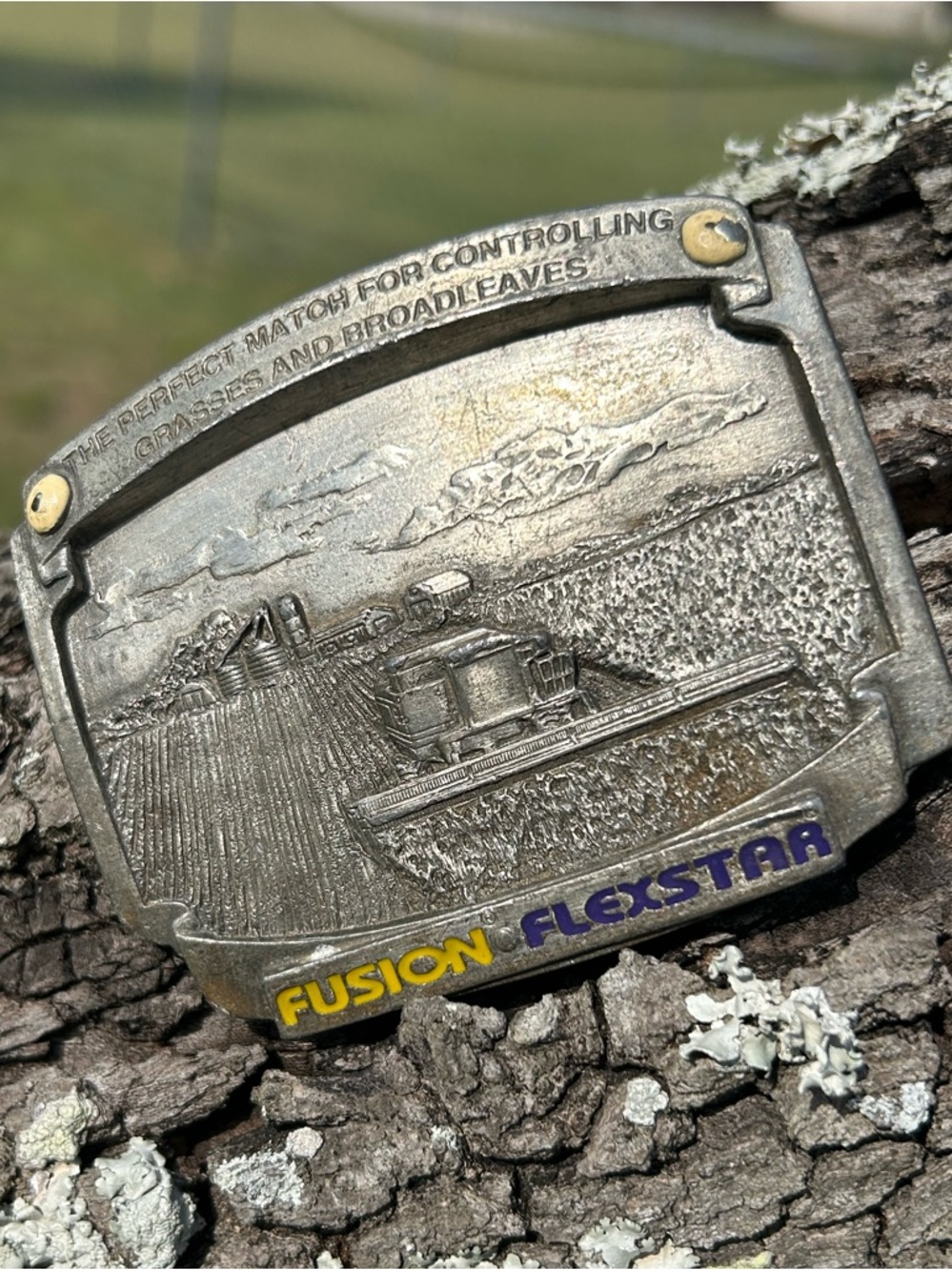Vintage 1997 Fusion Flexstar Commemorative Belt Buckle – Collectible